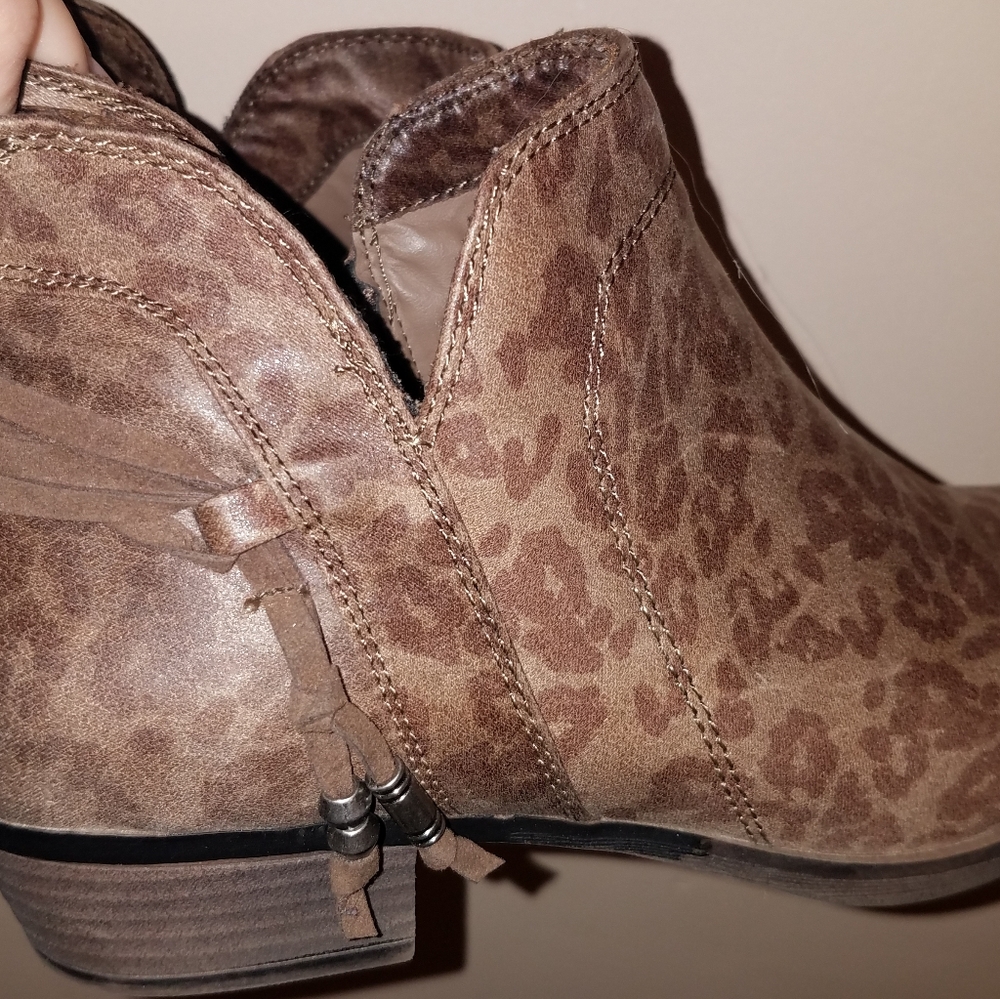 Leopard Boots